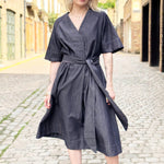 Rebecca Denim Dress in Denim Chambray by Indilisi