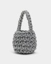 Hive Bucket Bag in Silver Metallic Cord by Isla de Gar