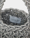 Hive Bucket Bag in Silver Metallic Cord by Isla de Gar