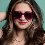 Kate Raspberry Sunglasses by Zoe De Pass