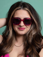 Kate Raspberry Sunglasses by Zoe De Pass