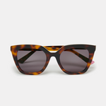 Lauryn Large Cat Eye Sunglasses Tortoiseshell by Zoe de Pass Eyewear