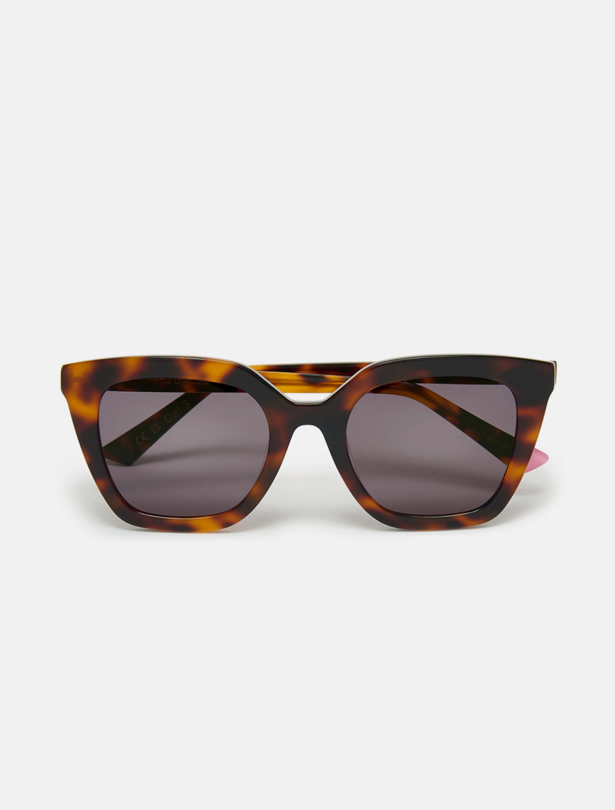 Lauryn Large Cat Eye Sunglasses Tortoiseshell by Zoe de Pass Eyewear