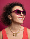 Lily Magenta Sunglasses by Zoe De Pass