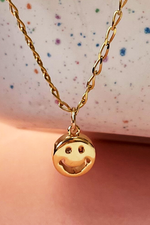 Little Smiley Necklace by Alison Fern