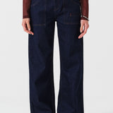 Eden Wide Leg Jean in Blue Moon