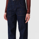 Eden Wide Leg Jean in Blue Moon