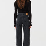 Nina Barrel Leg Jean in Raven