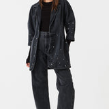 Nina Barrel Leg Jean in Raven