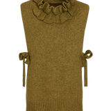 Luci Tie Side Tabard in Khaki Marl