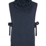 Luci Tie Side Tabard in Midnight Navy