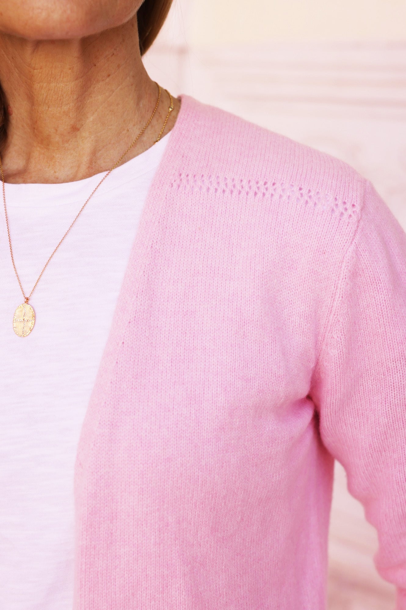 cropped cardigan – alternate view
