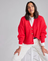 Sirena Italian Cardigan in Red by Cape Cove