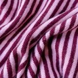 Merino Triangle Scarf in Pink Stripe