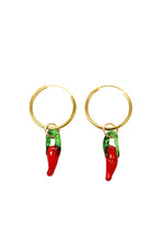 Chilli Pepper Earrings Mini by Alison Fern