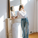 Women's White Organic Cotton T-shirt | Mother Earth | Fanfare