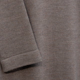 Seasgair Merino Wool Maxi Dress in Mushroom