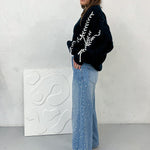 Ona Upcycled Wool Jumper Green
