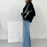 Ona Upcycled Wool Jumper Green