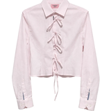 Pink Stripe Darted Shirt