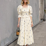 Daisy Floral Midi Dress - Wild Rose by ST. CLAIR