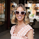Jolene Dress in Apricot Check