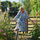 Nova Carousel Dress In Blue Liberty Print