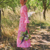 Ribbon Bow Pink Felicity Dress