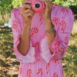 Ribbon Bow Pink Felicity Dress