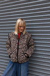 Pandora Leopard Print Two-In-One Cotton Quilted Jacket by Raf and Grace