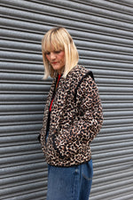 Pandora Leopard Print Two-In-One Cotton Quilted Jacket by Raf and Grace