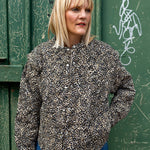 Claudia Mini Leopard Print Cotton Quilted Jacket
