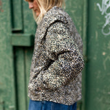 Claudia Mini Leopard Print Cotton Quilted Jacket