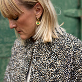 Claudia Mini Leopard Print Cotton Quilted Jacket