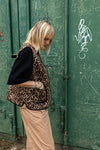 Felicity Leopard Print Cotton Quilted Gilet by Raf and Grace