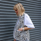 Felicity Floral Print Cotton Quilted Gilet by Raf and Grace