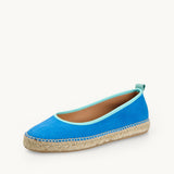 Roma Ballet - Azure Blue with Duck Egg/Turquoise
