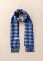 Lambswool Scarf In Slate Houndstooth by TBCo.