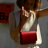 Mini Red Leather Bag