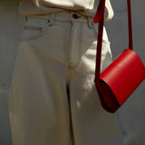 Mini Red Leather Bag