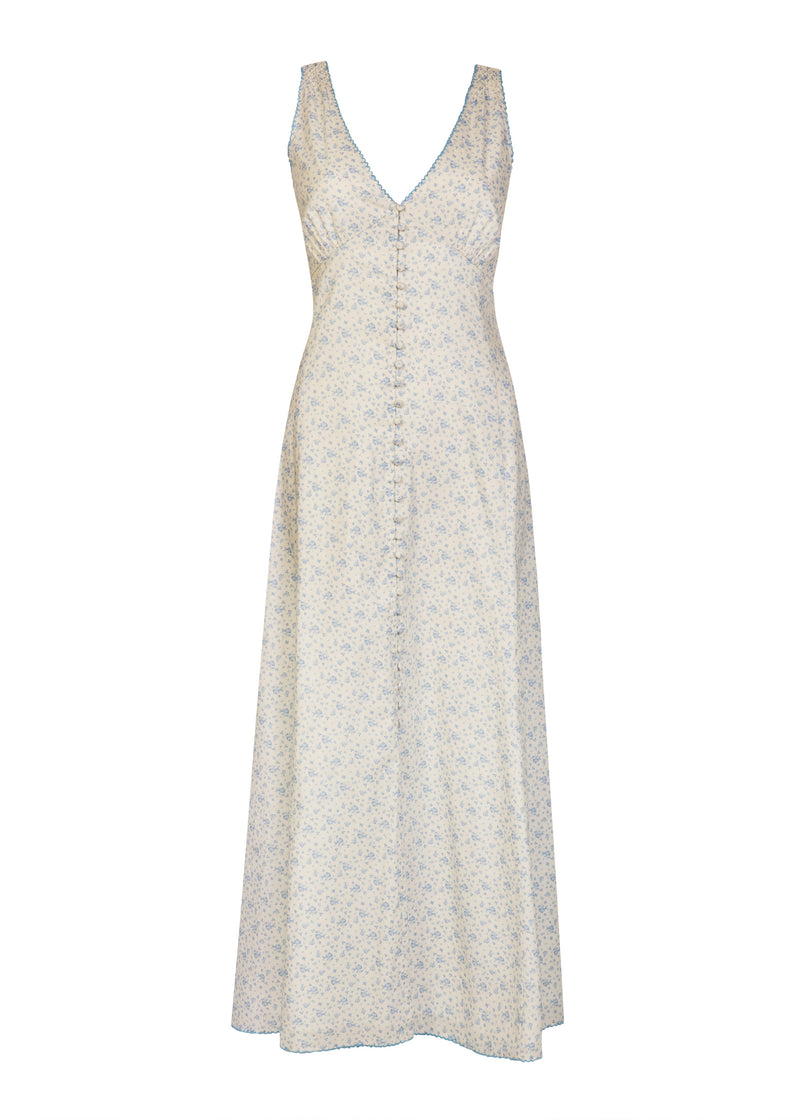 Ottilie Dress in Lucky Blue by ST. CLAIR