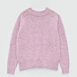 Donegal Merino Wool Sweater in Soft Lilac