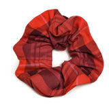 Merlot Tartan Scrunchie