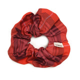 Merlot Tartan Scrunchie