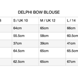 Delphi Leopard Print Satin Pussy Bow Satin Blouse