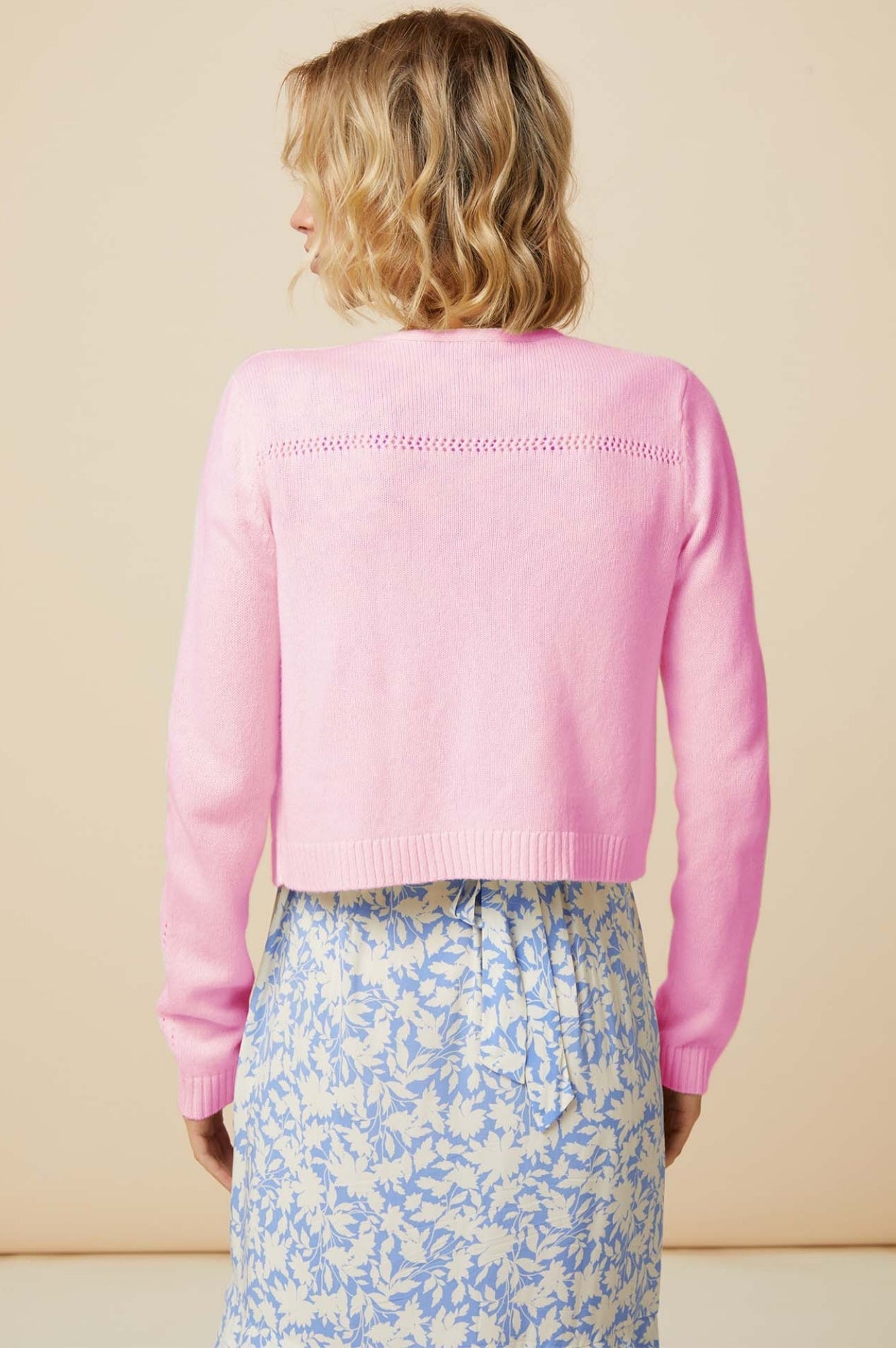 pointelle cardigan – alternate view