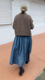 Tina Skirt in Denim Chambray by Elwin