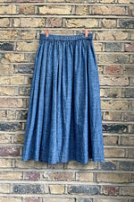 Tina Skirt in Denim Chambray by Elwin