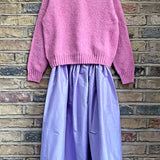 Lilac Silk Tina Skirt