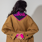 Liberte Lambswool Triangle Scarf in Evergreen